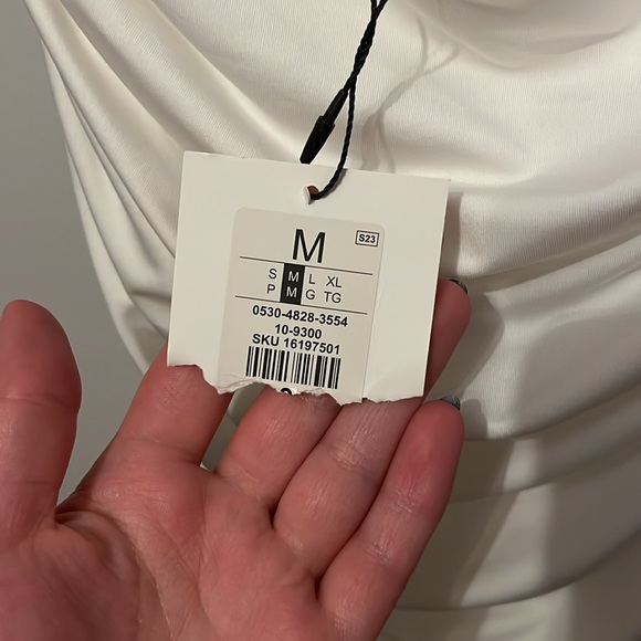 NWT LITTLE WHITE DRESS - Picture 3 of 3